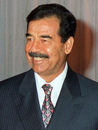 image of Saddam Hussein